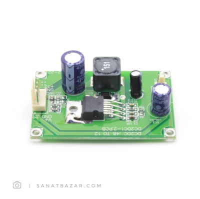 ماژول رگولاتور کاهنده DC به DC با ورودی 48v و خروجی 12v