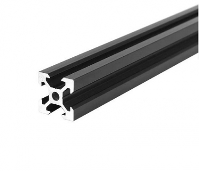 پروفیل آلومینیومی شیاردار 20*20 مشکی (V-SLOT)