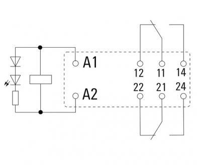 رله صنعتی وایدمولر مدل RCI484T30