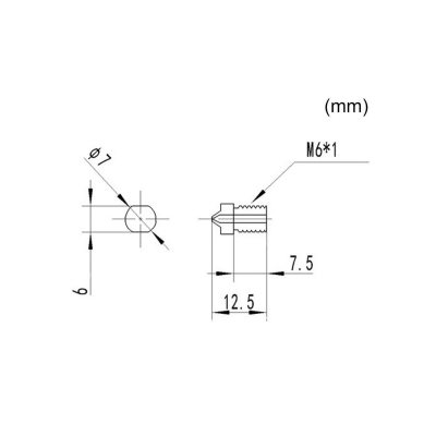 نازل هات اند استیل سخت کاری شده پرینتر سه بعدی Hardened Steel با قطرهای مختلف