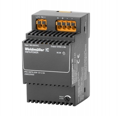 منبع تعذیه وایدمولر مدل PRO INSTA 30W/12V/2.6A