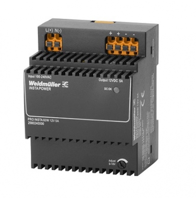 منبع تعذیه وایدمولر مدل PRO INSTA 60W/12V/5A