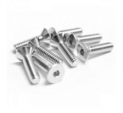 پیچ آلن سر تخت (سر خزینه) استیل 3 میلیمتر M3 در طول‌های مختلف (بسته ۱۰ تایی)