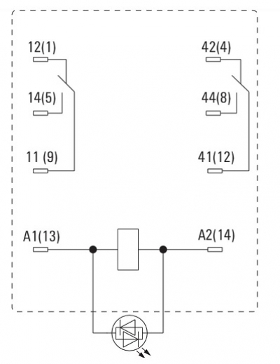 رله صنعتی وایدمولر مدل DRM270024LT