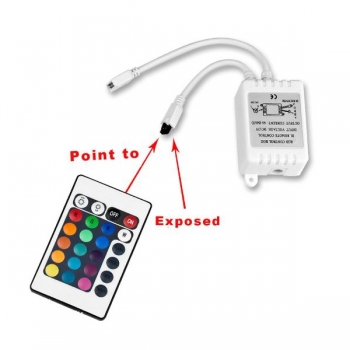درایور و کنترلر ال ای دی های RGB SMD + کنترل از راه دور