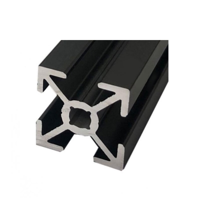 پروفیل آلومینیومی شیاردار 35*35 با آنودایز مشکی