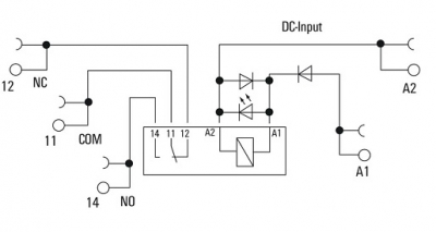 رله صنعتی وایدمولر مدل TRS 24VDC 1CO