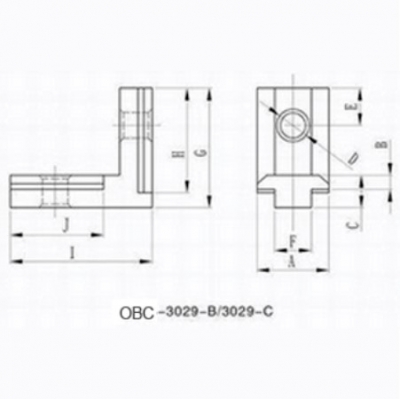 اتصال دهنده زاویه دار  (D)(Angle Connector) مناسب برای اسلات 8