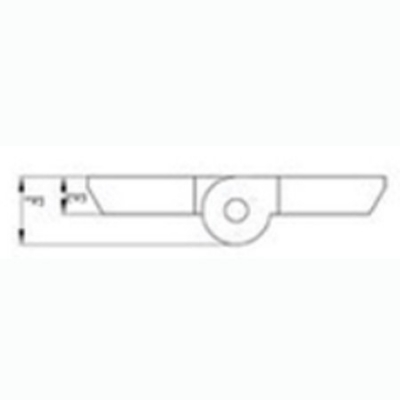 لولا پلاستیکی  (D)(Plastic Hinge) مناسب برای اسلات 8 و 10