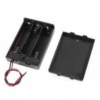 جعبه باتری  نیم قلم 3pcs AAA