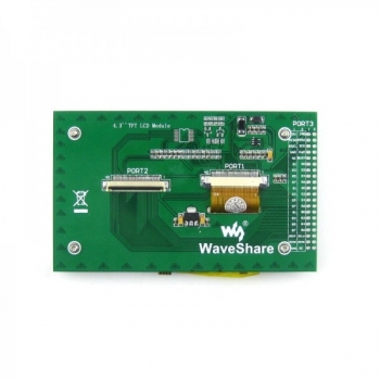 نمایشگر لمسی 4.3 اینچ 480x272 waveshare