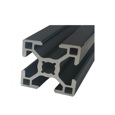 پروفیل آلومینیومی شیاردار 30*30 با آنودایز مشکی