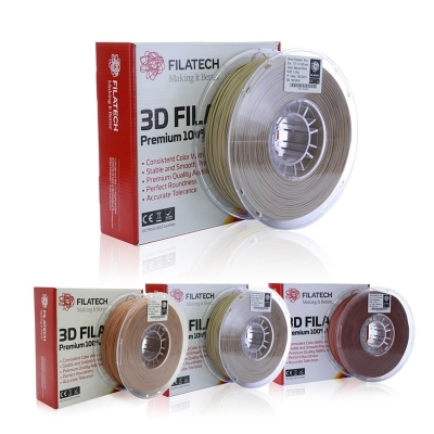 فیلامنت PLA چوب (Wood PLA) پرینتر سه بعدی با قطر 1.75mm فیلاتک (FILATECH)