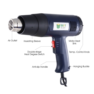 سشوار حرارتی (سشوار صنعتی) 1600W مدل BST-3A