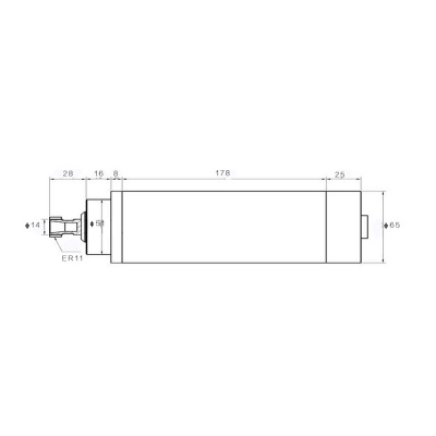 اسپیندل موتور هوا خنک 1.5KW 110V مناسب برای دستگاه‌های CNC حکاکی