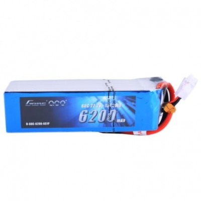 باتری لیتیوم پلیمر 4 سل Gens Ace 6200mAh 25C