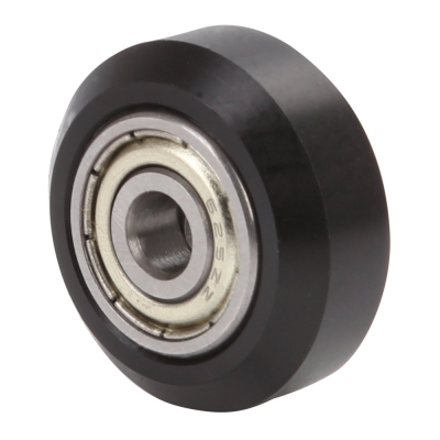 چرخ هرزگرد قطر داخلی 5mm، قطر خارجی 24mm و عرض 10.23mm با بلبرینگ