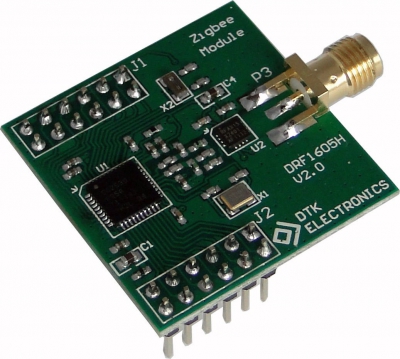 ماژول بیسیم زیگبی (CC2530 (DRF1605 با برد 1600 متر همراه با آنتن - Serial UART Zigbee wireless module