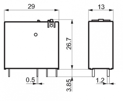 رله صنعتی وایدمولر مدل RCI484T30