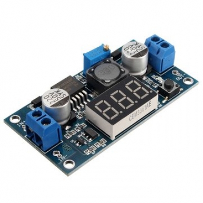 ماژول تغذیه کاهنده LM2596 همراه با نمایشگر
