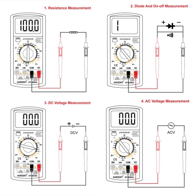 مولتی‌متر دیجیتال HANDSKIT DT-9205A