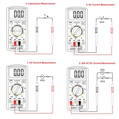 مولتی‌متر دیجیتال HANDSKIT DT-9205A