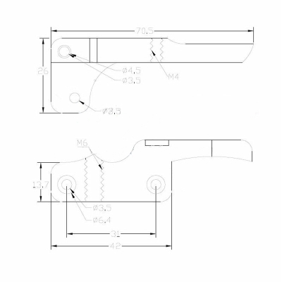 اکسترودر 1.75mm همه‌کاره، جایگزین اکسترودر MK8 پرینتر سه بعدی