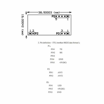 ماژول کارت خوان RFID برای آردوینو - 125k-RDM6300