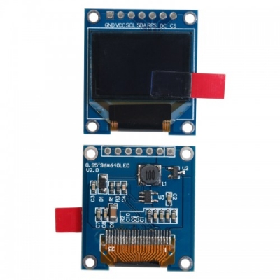 ماژول نمایشگر OLED فول کالر 0.95 اینچ دارای ارتباط SPI و چیپ درایور SSD1331