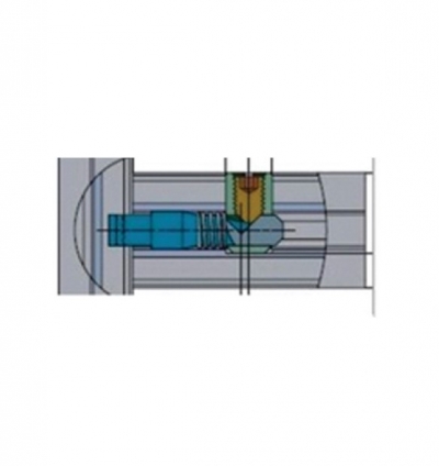 مهره اتصال دهنده عمودی پروفیل اسلات 10
