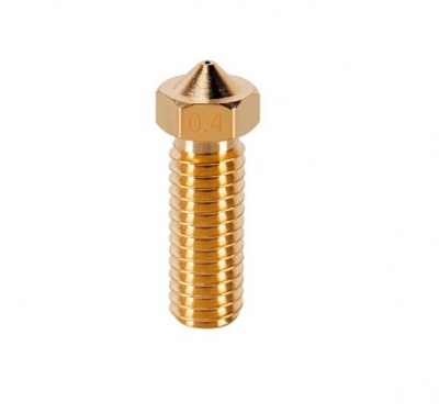 نازل هات اند برنجی پرینتر سه بعدی E3D crater brass nozzle large مناسب برای فیلامنت 1.75 با قطرهای مختلف
