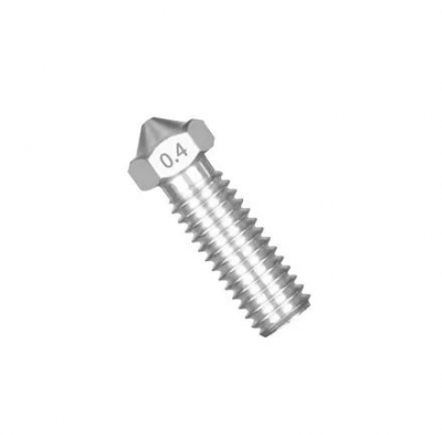 نازل هات اند استیل ضد زنگ پرینتر سه بعدی E3D crater stainless steel nozzle large مناسب برای فیلامنت 1.75 با قطرهای مختلف