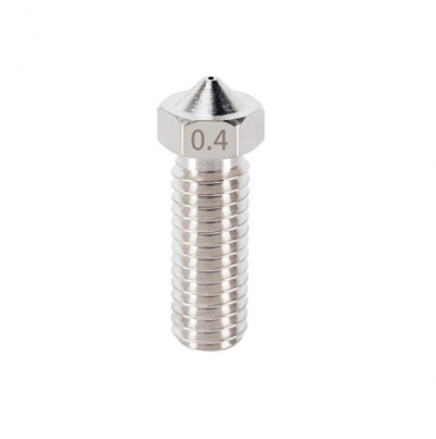 نازل هات اند استیل ضد زنگ پرینتر سه بعدی E3D crater stainless steel nozzle large مناسب برای فیلامنت 1.75 با قطرهای مختلف