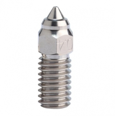 نازل اکسترودر استیل ضد زنگ پرینتر سه بعدی Elegoo Neptune stainless steel nozzle با قطرهای مختلف
