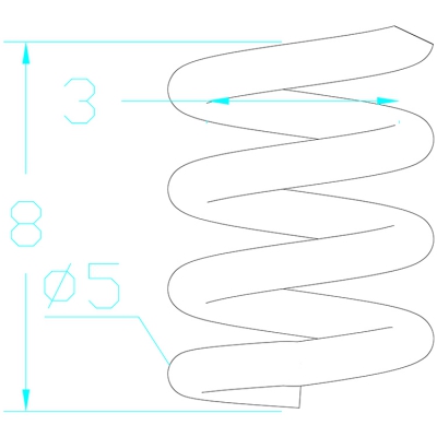 فنر فشاری هیت بد pressure spring hot bed MK2B MK3 MK2A