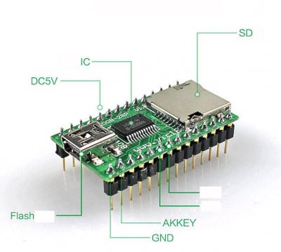 ماژول پخش فایل های صوتی N9200B دارای ارتباط USB