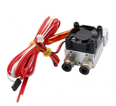 اکسترودر دو رنگ تک نازل 0.4mm پرینتر سه بعدی