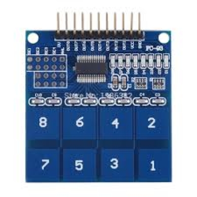 صفحه کلید خازنی 8 تایی KEY PAD TOUCH TTP226 8KEY