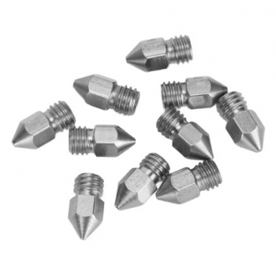 نازل اکسترودر تیتانیوم پرینتر سه بعدی titanium alloy nozzle با قطرهای مختلف