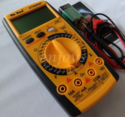 مولتی متر دیجیتال DT9205A پلاس