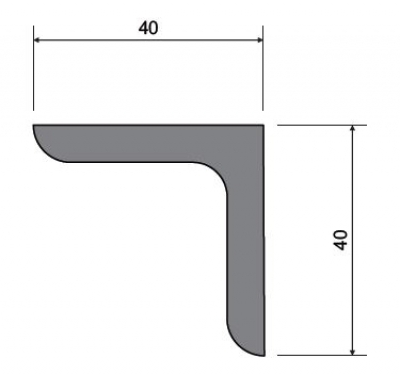 نبشی (براکت) 90 درجه 40*40