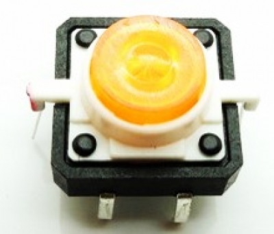 سوئیچ Illuminated Tactile (ال ای دی نارنجی رنگ)
