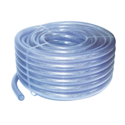 شلنگ PVC تقویت شده با قطر داخلی 12 میلیمتر قطر خارجی 19 میلیمتر