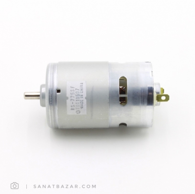 موتور اسپیندل دور بالا 12v_24v DC مدل 775
