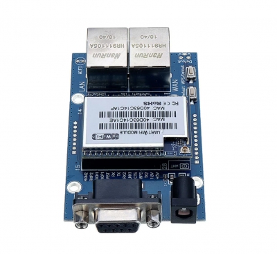 ماژول سریال به اترنت UART WIFI HLK-RM04 به همراه برد راه انداز