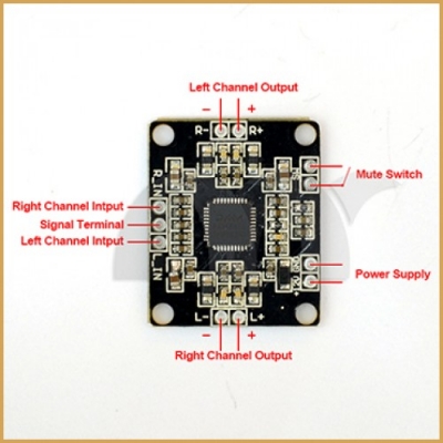 ماژول آمپلی فایر استریو 10 وات PAM8610