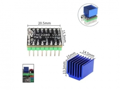 ماژول درایور استپر موتور TMC2209 V2