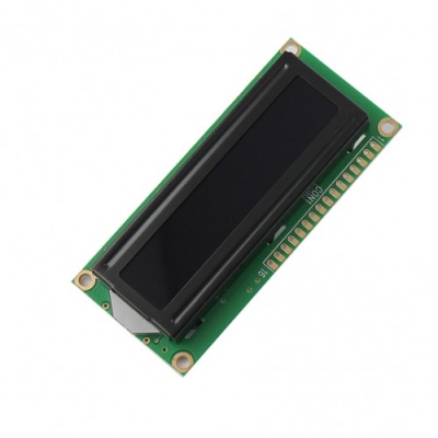 نمایشگر LCD کاراکتری 16x2 دارای تم مشکی و رنگ نوشته