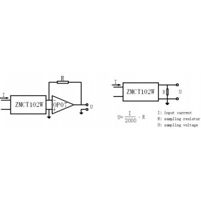 ترانسفورمر جریان ZHT102 5A / 2.5mA