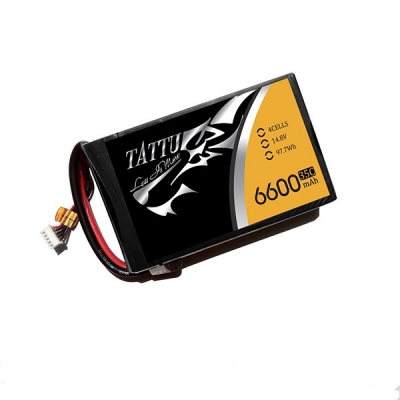 باتری لیتیوم پلیمر 4 سل Gens Ace Tattu 6600mAh 35C